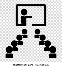 Training icon. Vector illustration.