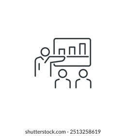 Training icon, Training vector illustration