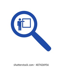 Training    icon, vector illustration. Flat design style