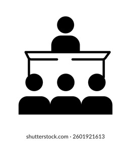 Training icon vector illustration, pictogram isolated on white background. color editable