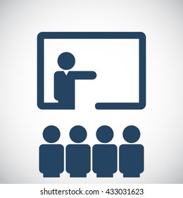 Training icon.Business Training Icon.