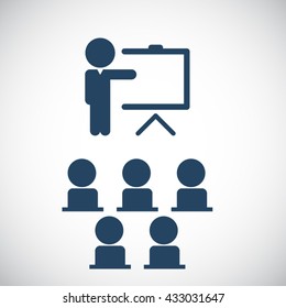 Training icon.Business Training Icon.