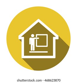 Training  icon.Flat design.