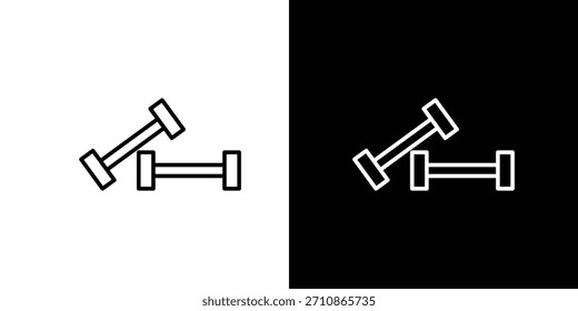 Training icons. line drawing vector icons
