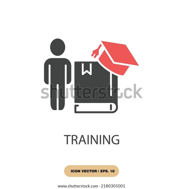 Training Icons Symbol Vector Elements Infographic Stock Vector (Royalty ...
