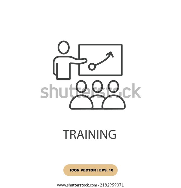 Training Icons Symbol Vector Elements Infographic Stock Vector (Royalty ...