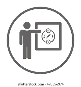 Training  icon,vector. Flat design.