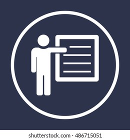 Training    icon,vector. Flat design.