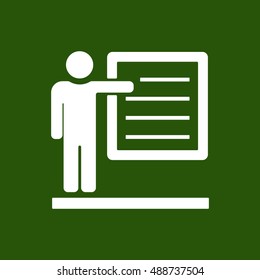 Training    icon,vector. Flat design.