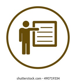 Training    icon,vector. Flat design.
