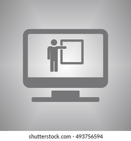 Training    icon,vector. Flat design.