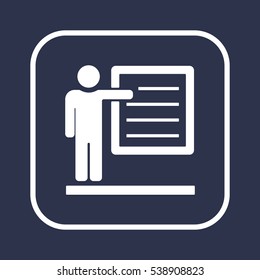 Training    icon,vector. Flat design.