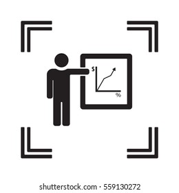 Training  icon,vector. Flat design.