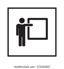 Training    icon,vector. Flat design.