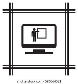 Training    icon,vector. Flat design.