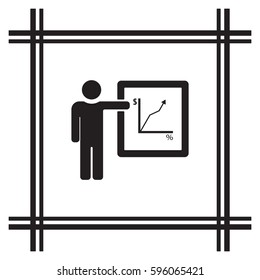 Training  icon,vector. Flat design.