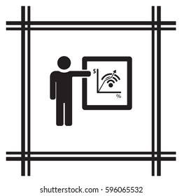 Training  icon,vector. Flat design.