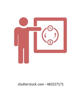 Training  icon,vector.Flat design.