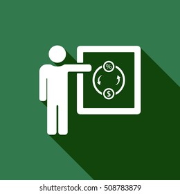 Training  icon,vector.Flat design.