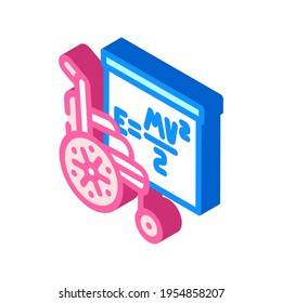 training inclusive life isometric icon vector. training inclusive life sign. isolated symbol illustration