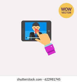 Training in internet icon