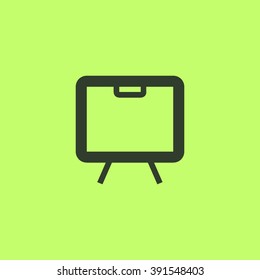 Training isolated minimal single flat linear icon. Line vector icon for websites and mobile minimalistic flat design.