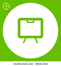 Training isolated minimal single flat linear icon. Line vector icon for websites and mobile minimalistic flat design.