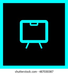 Training isolated minimal single flat linear icon. Line vector icon for websites and mobile minimalistic flat design.