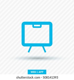 Training isolated minimal single flat linear icon. Line vector icon for websites and mobile minimalistic flat design.