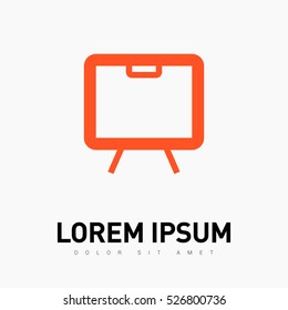 Training isolated minimal single flat linear icon. Line vector icon for websites and mobile minimalistic flat design.