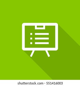 Training isolated minimal single flat linear icon. Line vector icon for websites and mobile minimalistic flat design.