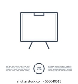 Training isolated minimal single flat linear icon. Line vector icon for websites and mobile minimalistic flat design.