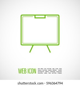 Training isolated minimal single flat linear icon. Line vector icon for websites and mobile minimalistic flat design.