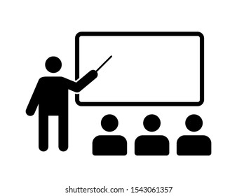 learner icon images stock photos vectors shutterstock https www shutterstock com image vector training isolated vector icon seminar blackboard 1543061357