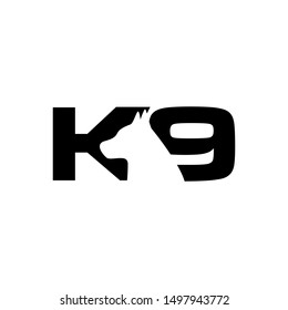training k9 Dog logo design vector ideas on a white background