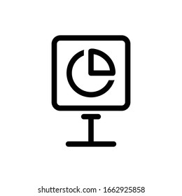 Training line icon on white background