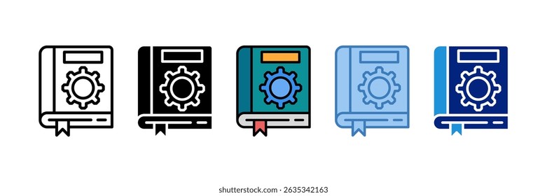 Training Manual Icon Element For Design