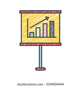 training paper board isolated icon