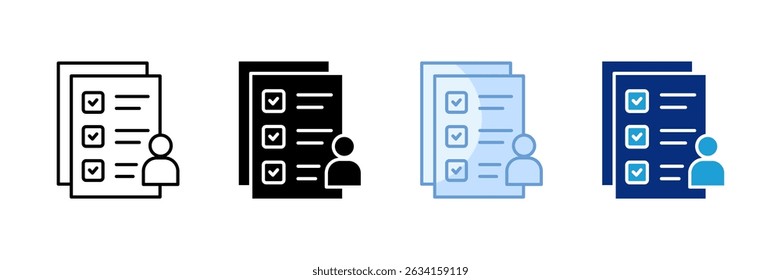 Training Plan Icon Set Multiple Style Collection