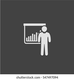 Training, presentation icon