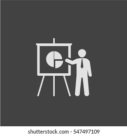 Training, presentation icon