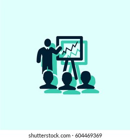 Training, presentation icon
