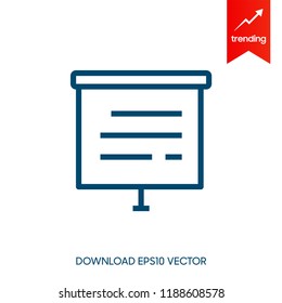 Training, presentation icon. Vector.