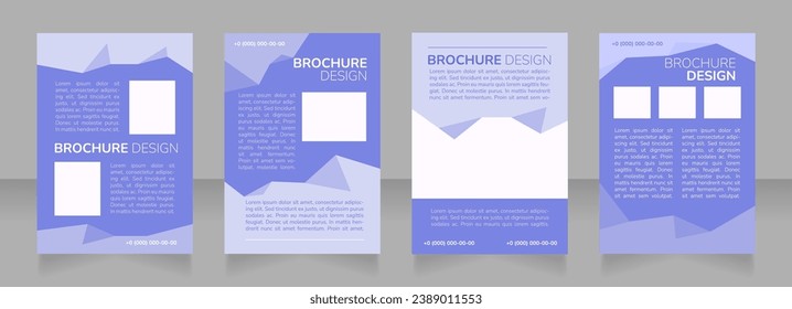 Training program for employees blank brochure layout design. Vertical poster template set with empty copy space for text. Premade corporate reports collection. Editable flyer paper pages