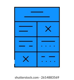 training program line icon vector. training program sign. isolated symbol illustration