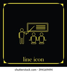 Training seminar icon.