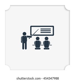 Training seminar icon.