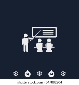 Training seminar icon.