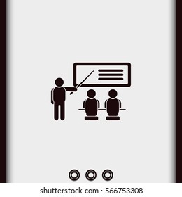 Training seminar icon.