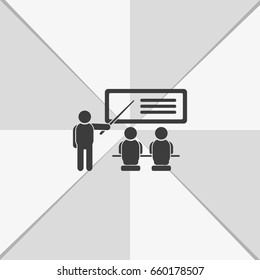Training seminar icon.